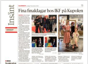 Some press from the bookrelease of The beauty in the ravage of time