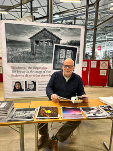 Me at the first booksigning event for "The beauty in the ravage of time"